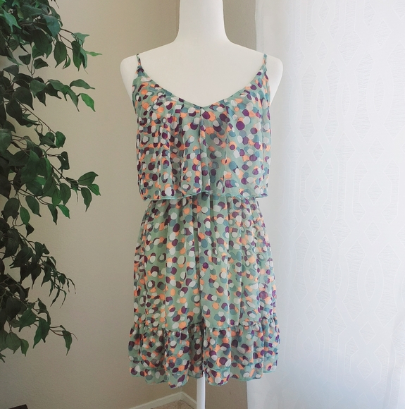 The Hanger Dresses & Skirts - NWOT Dotted layered dress